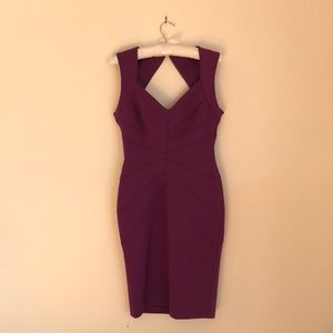 Purple cocktail dress, size 4